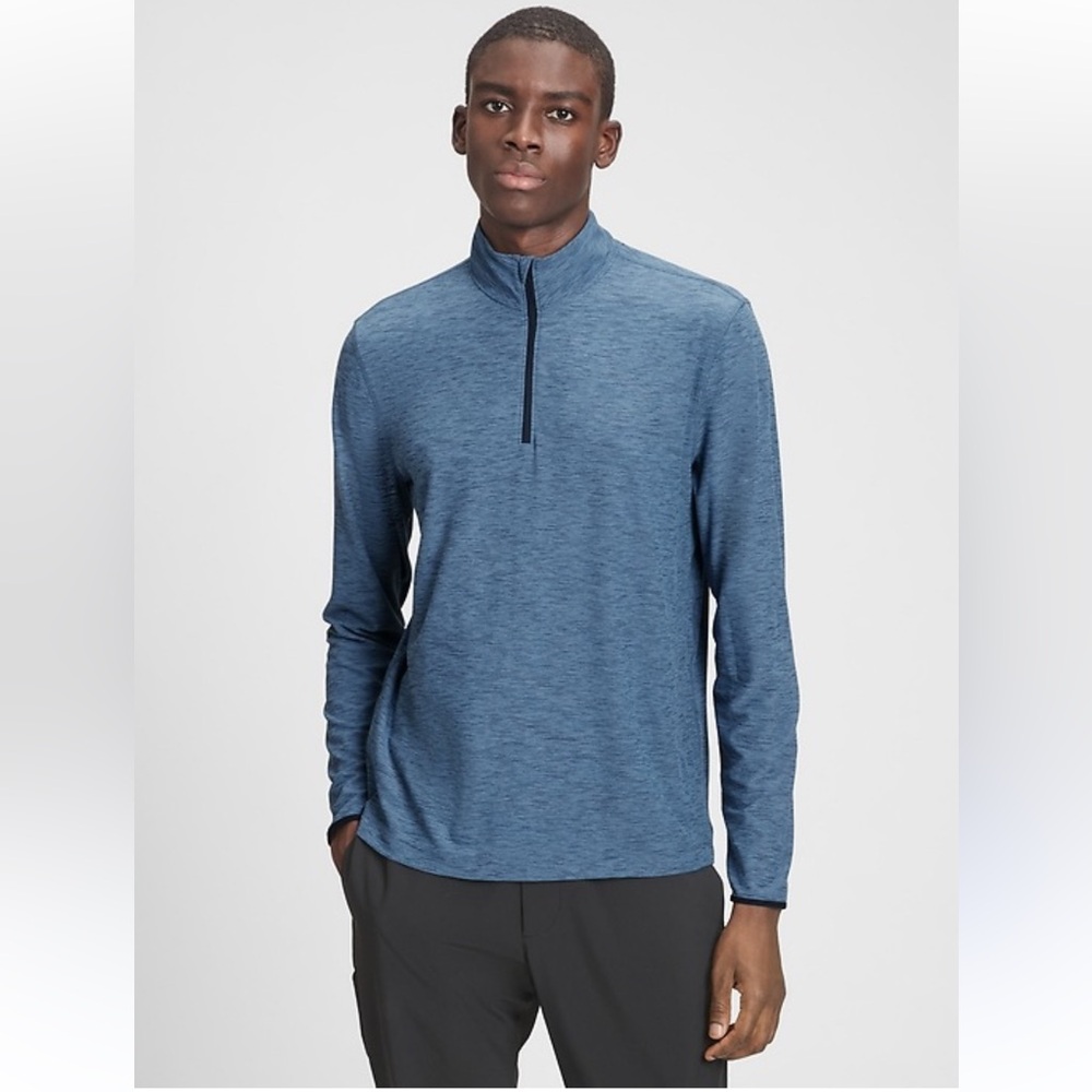 GAPfit All Day Blue Lightweight Quarter-Zip Pullover - Men’s XL - Picture 5 of 5